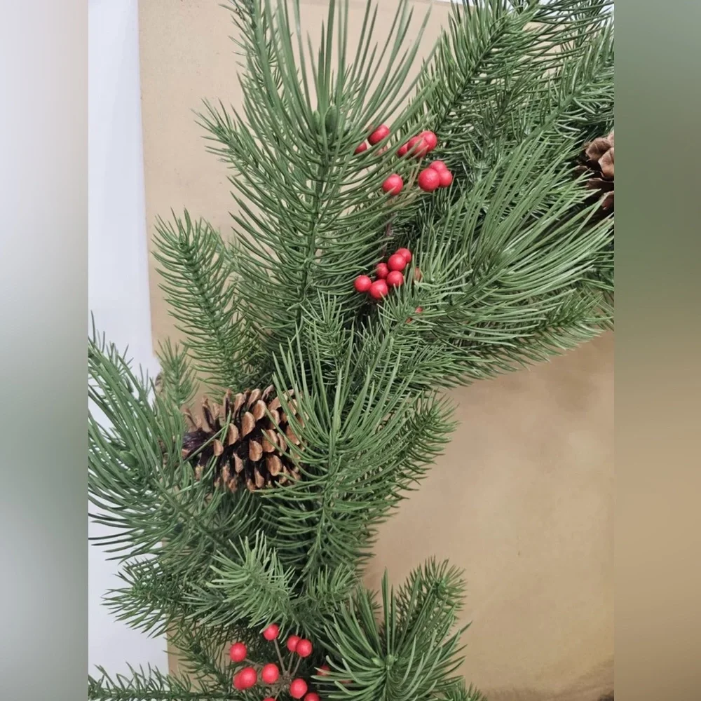 New! Hearth & Hand Magnolia Artificial 32” Faux Wreath Pine & Berry